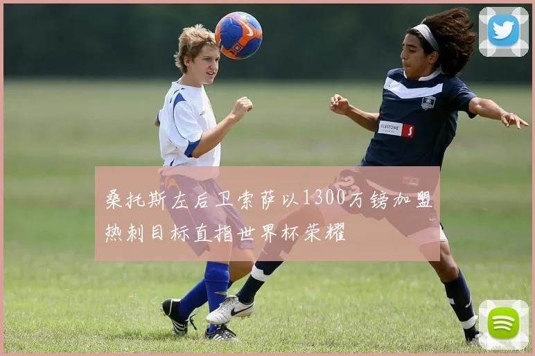 桑托斯左后卫索萨以1300万镑加盟热刺目标直指世界杯荣耀